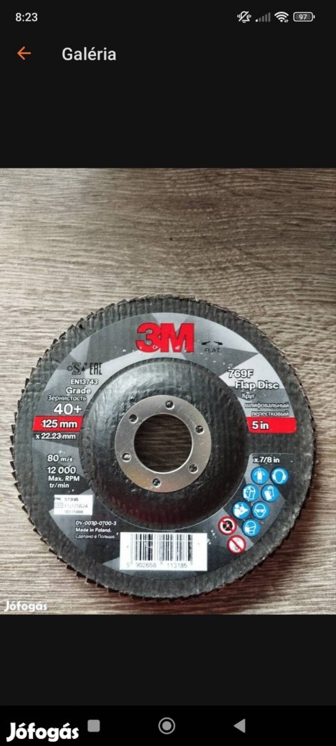 3M Cubitron lamellás korong 