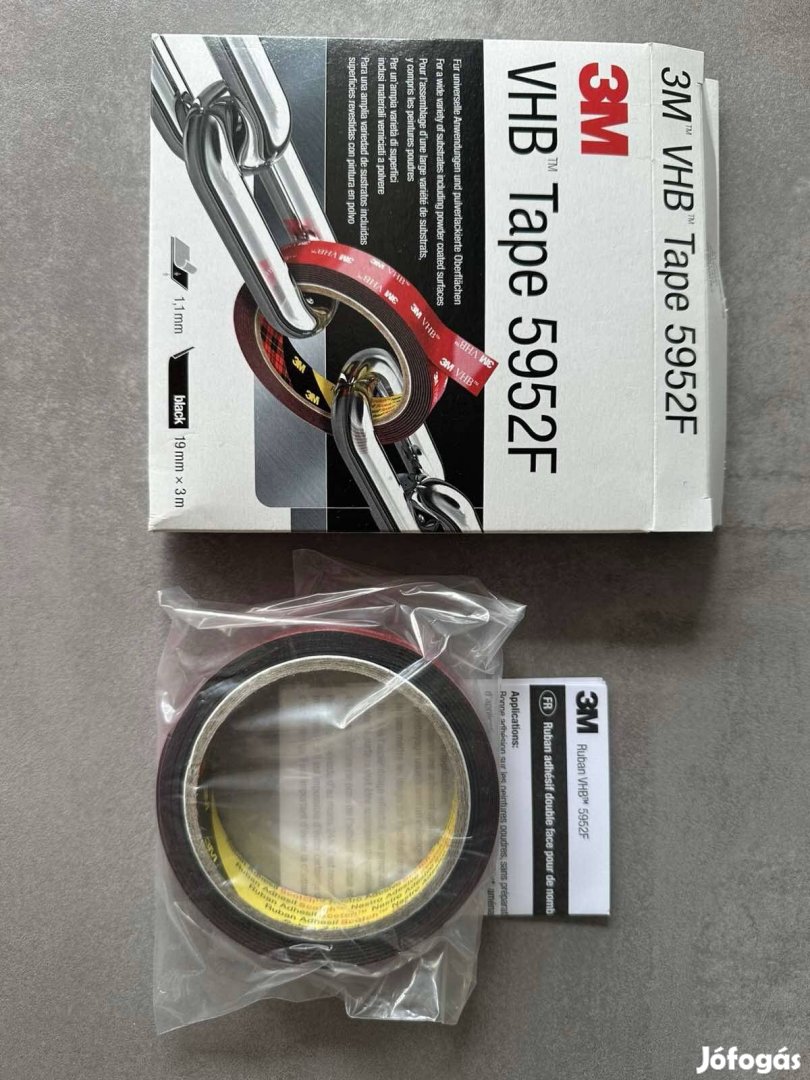 3M VHB 5952F, 3 m - Kétoldalú ragasztó
