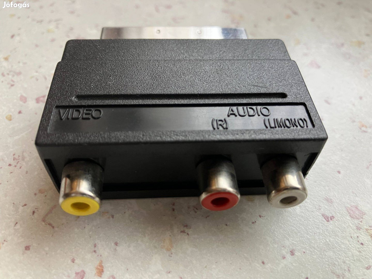 3RCA aljzat - EURO-SCART adapter/átalakító/
