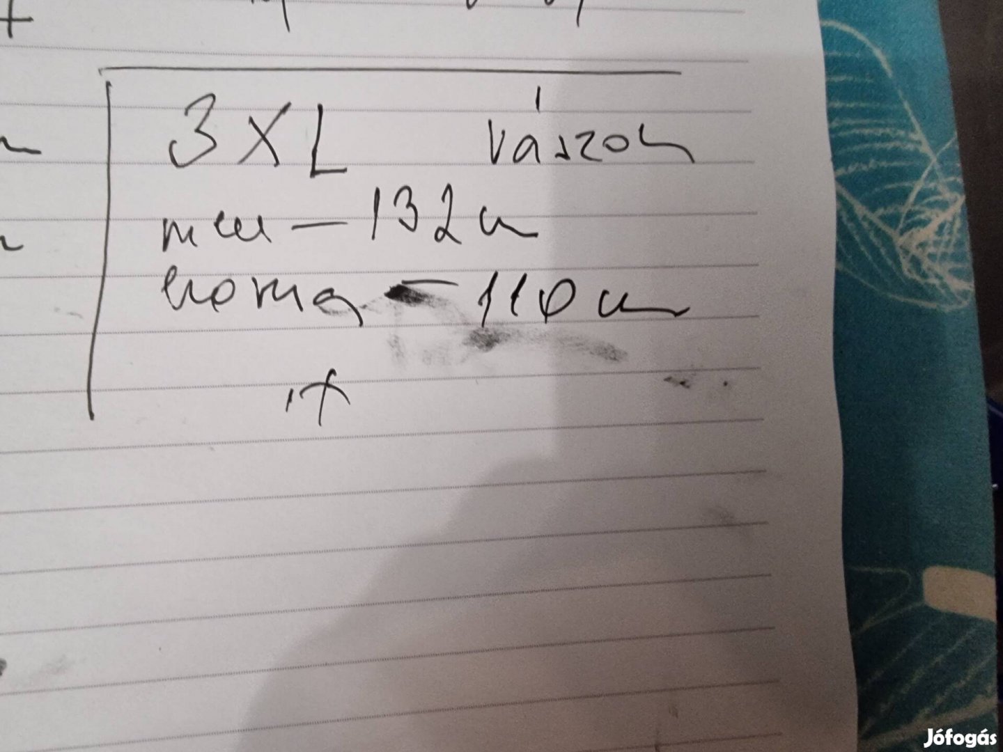 3XL vászon ruha, otthonka