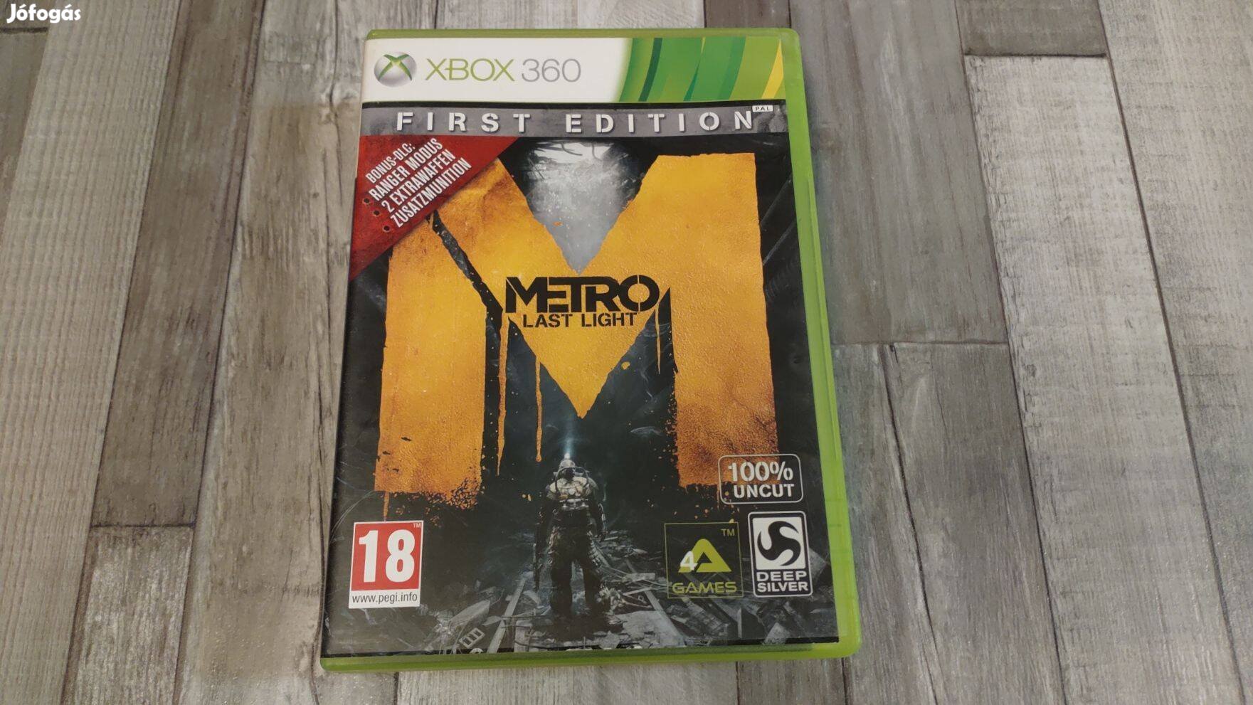 3+1Akció Xbox 360 : Metro Last Light First Edition