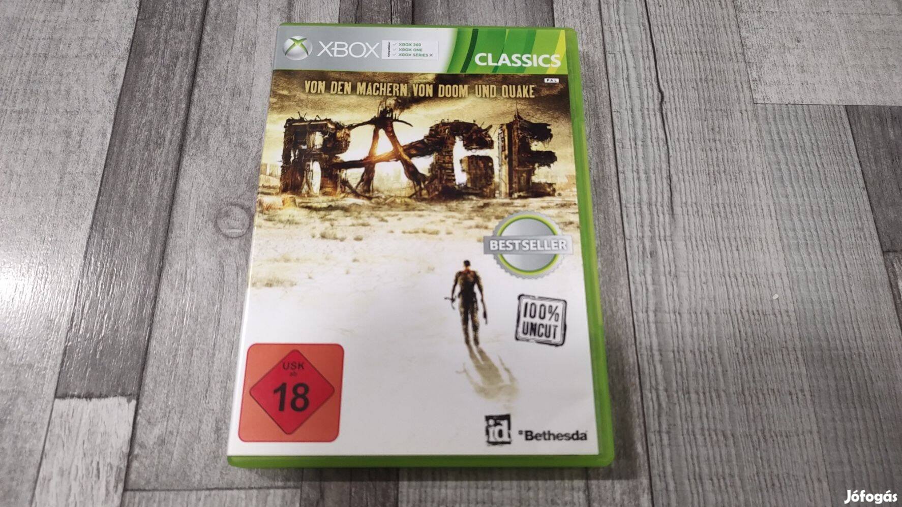 3+1Akció Xbox 360 : Rage - Xbox One És Series X Kompatibilis ! - Német