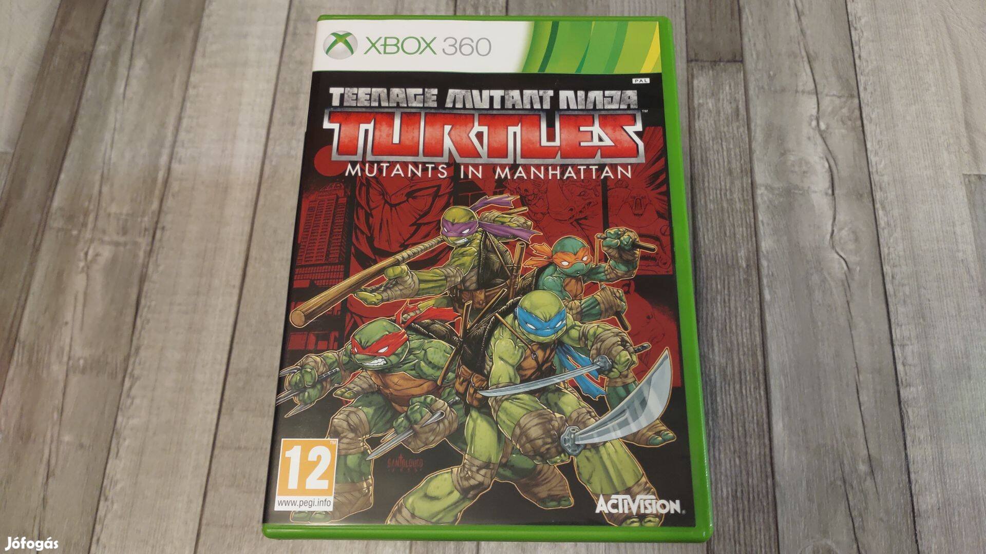 3+1Akció Xbox 360 : Teenage Mutant Ninja Turtles Mutants In Manhattan