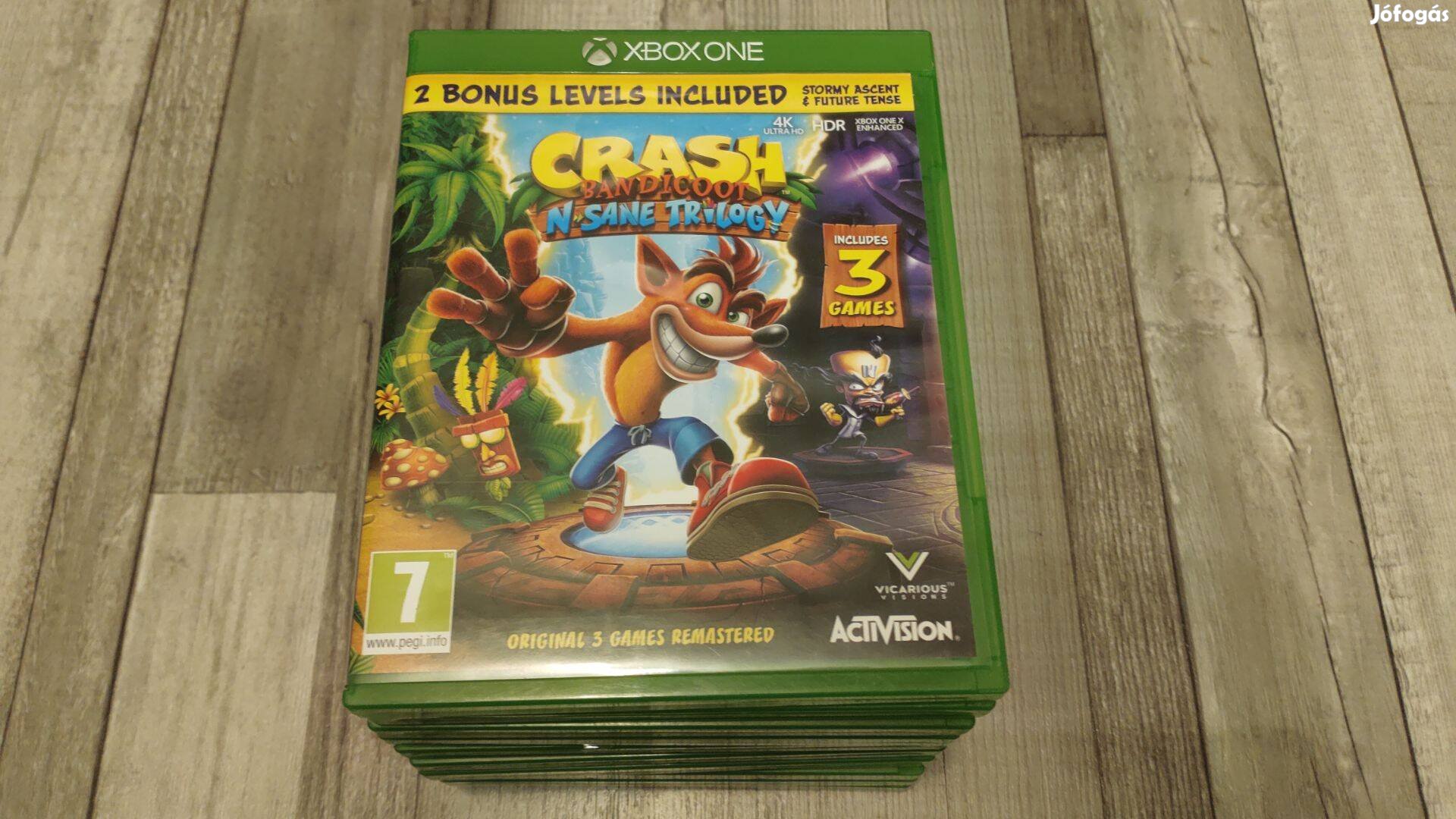 3+1Akció Xbox One(S/X)-Series X : Crash Bandicoot N Sane Trilogy - 3db