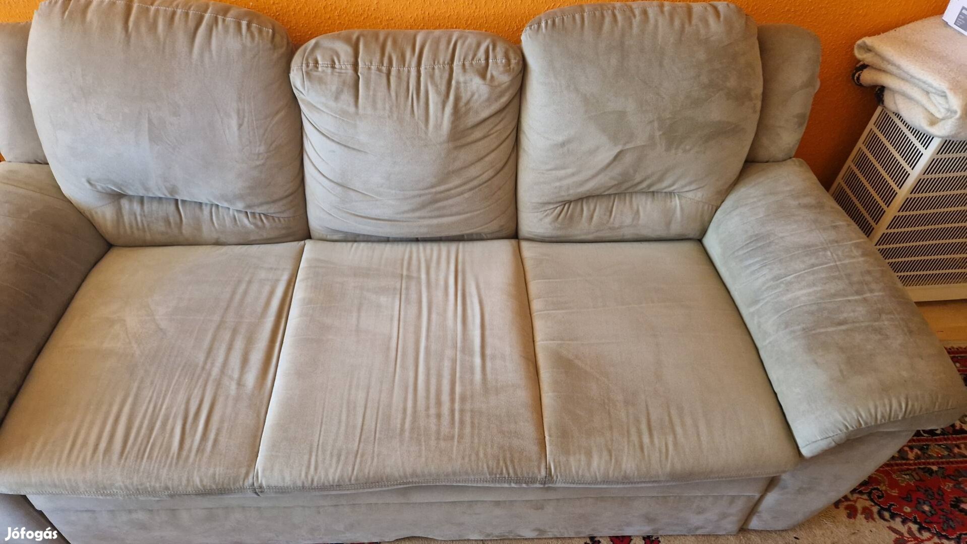 3+2 ülőgarnitura, kanapéágy hibátlan 