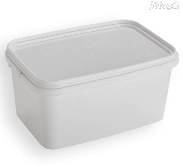 3,3 Literes élelmiszeripari mŰanyag vödör, tetővel (5931)