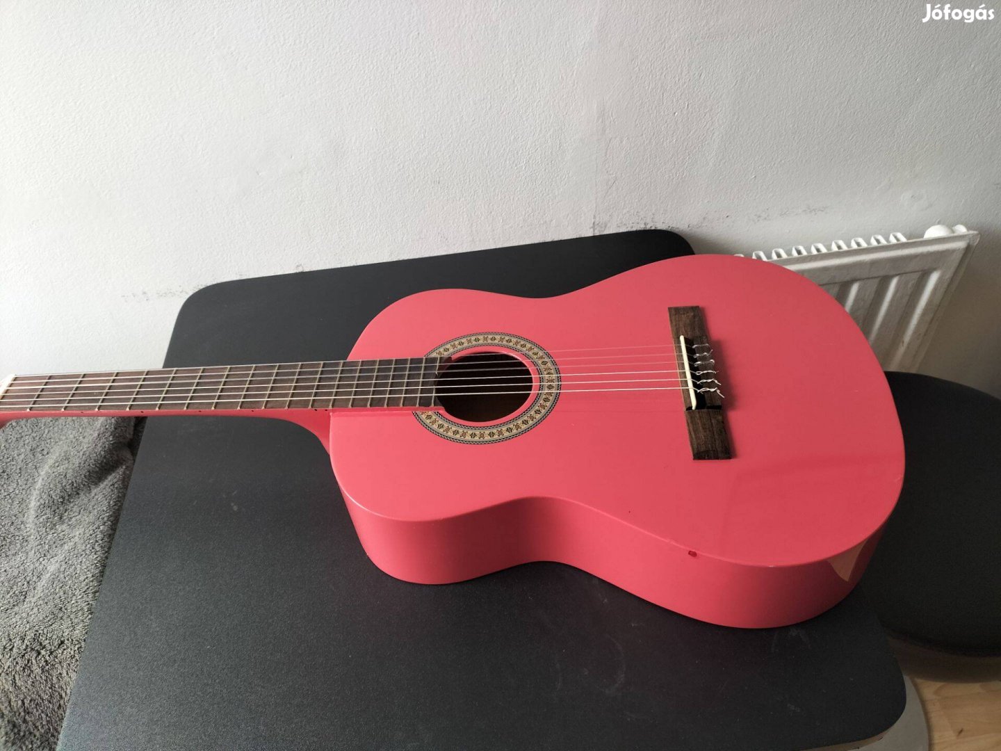 3/4-es Octopus rózsaszín gyerek gitár eladó