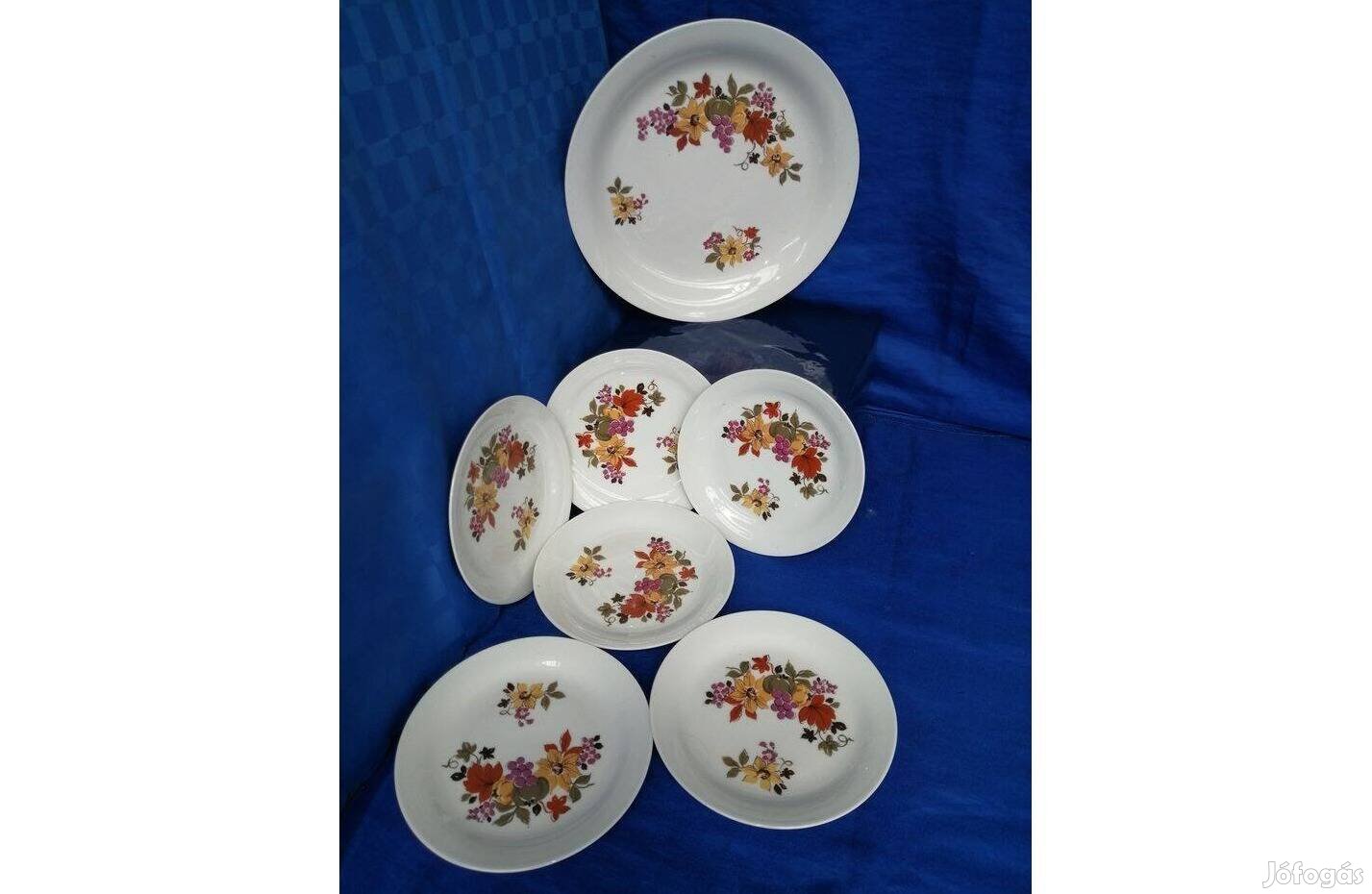 3.500.-ft! Colditz Porcelán süteményes készlet!