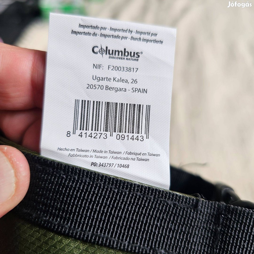 3.5 literes Columbus kerékpár vizhatlan zsák új pánttal rögzithetö