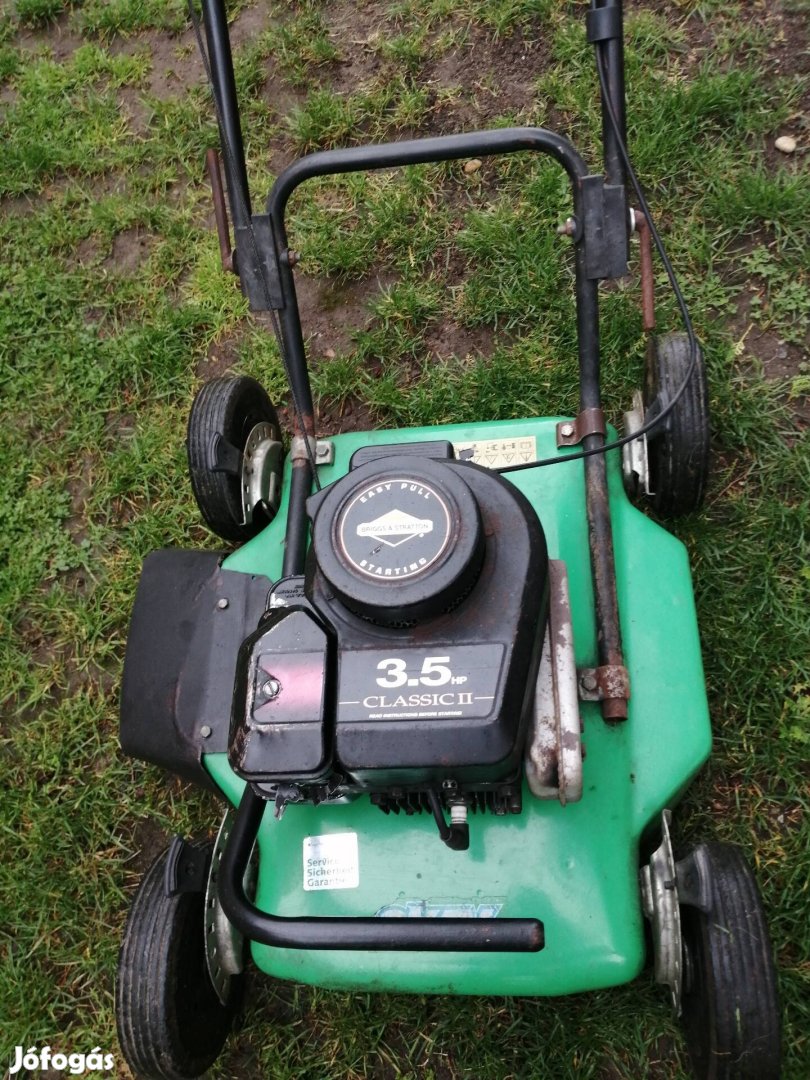 3,5 lóerős briggs motoros fűnyíró eladó 