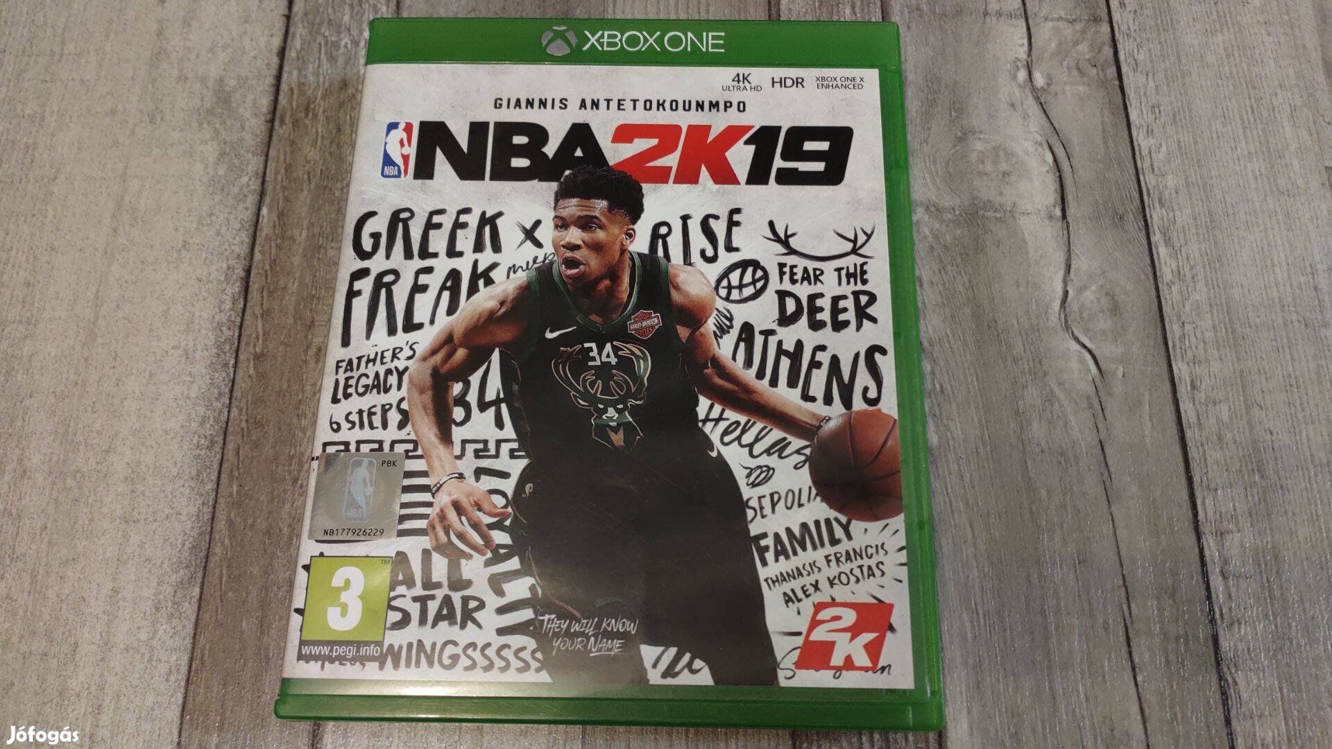 3.999ft- Xbox OneSX-Series X NBA 2K19 Lemezes Játék