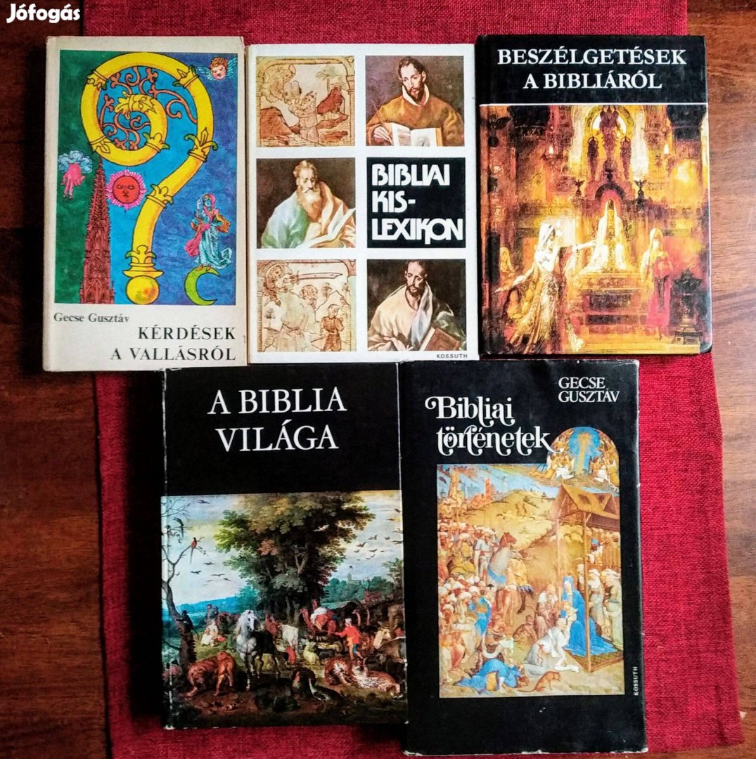 3 Biblias kötet: Beszélgetések a Bibliáról + A Biblia világa+Bibliai T