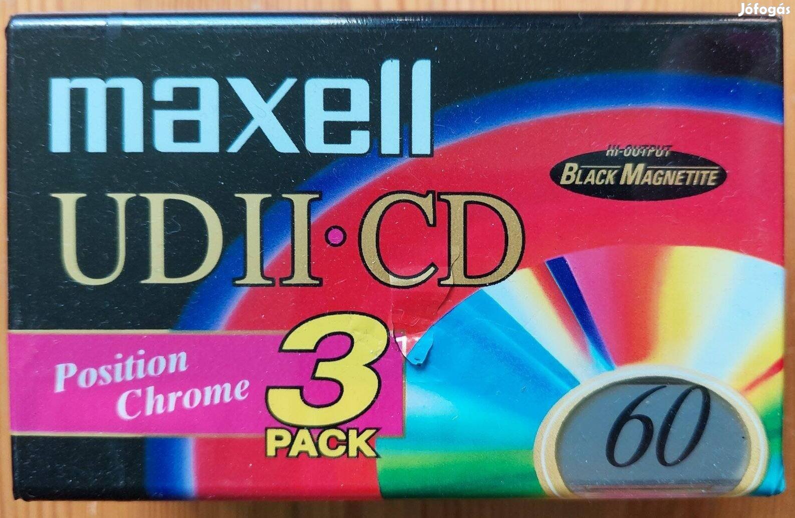 3-DB Maxell Udii CD 60 Chrome Kazettás MAGNÓ Kazetta Maxell Kazetta