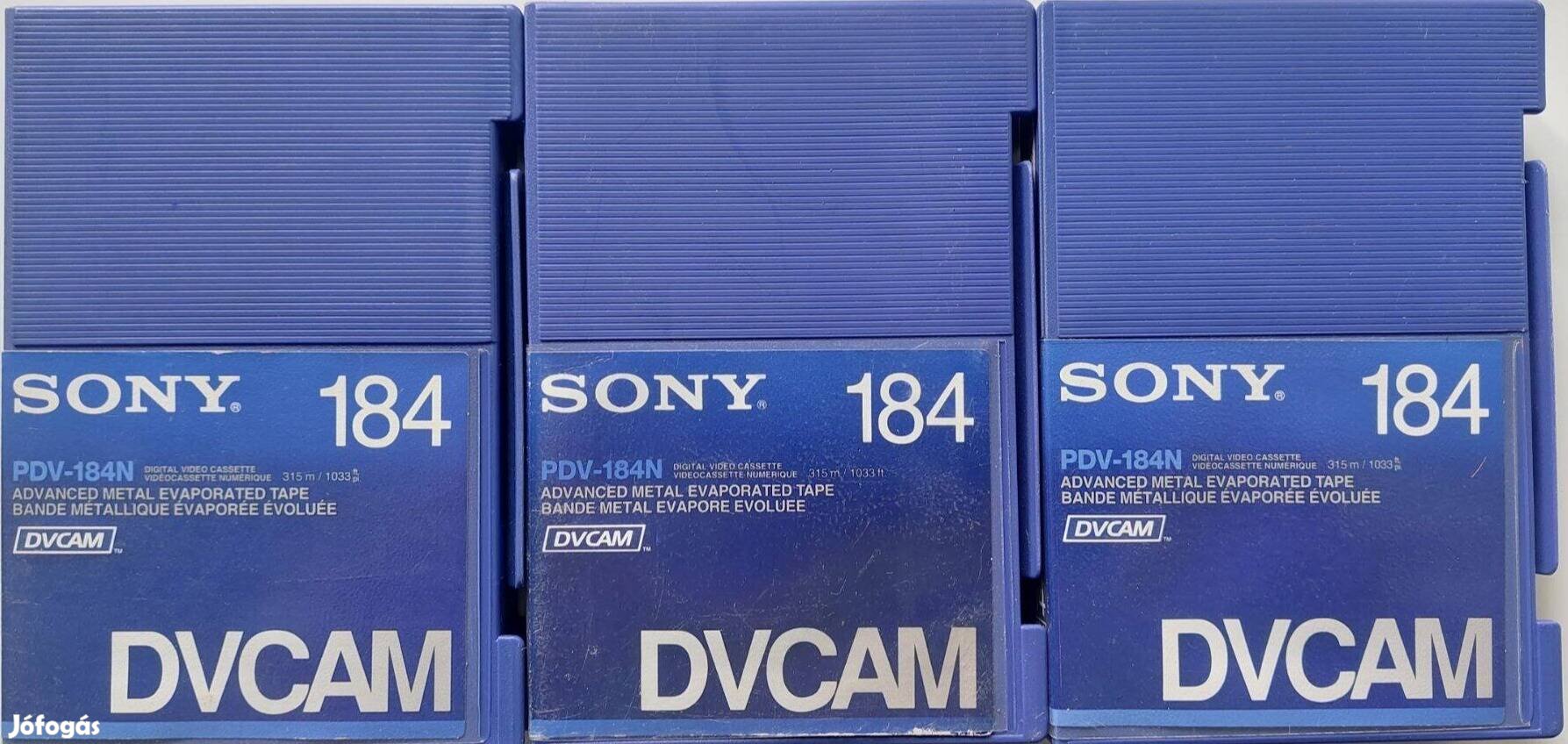 3-DB Sony 184 Dvcam PDV-184N Metal Videokamera Kazetta Videó Kazetta