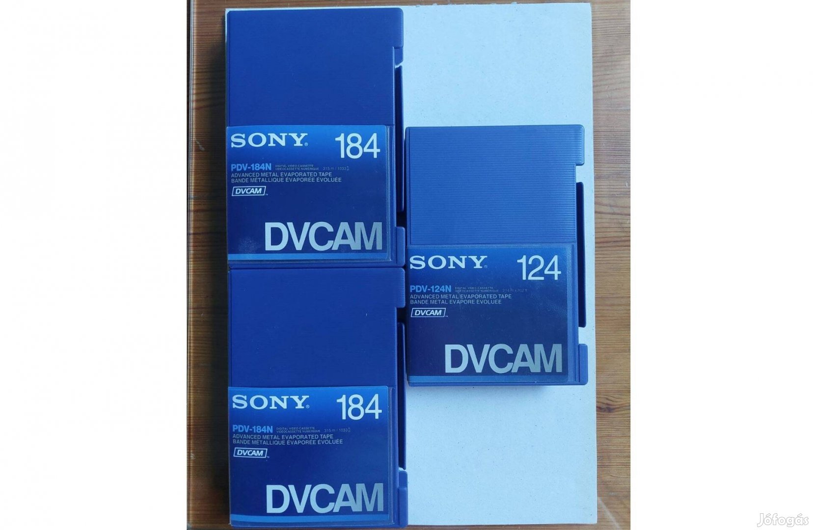 3-DB Sony Dvcam PDV-184N 124N Metal Videokamera Kazetta Videó Kazetta