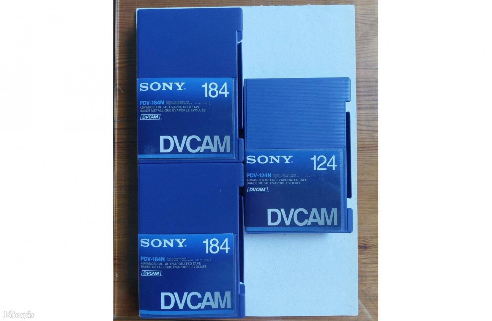 3-DB Sony Dvcam PDV-184 124 Metal Videokamera Kazetta Videó Kazetta