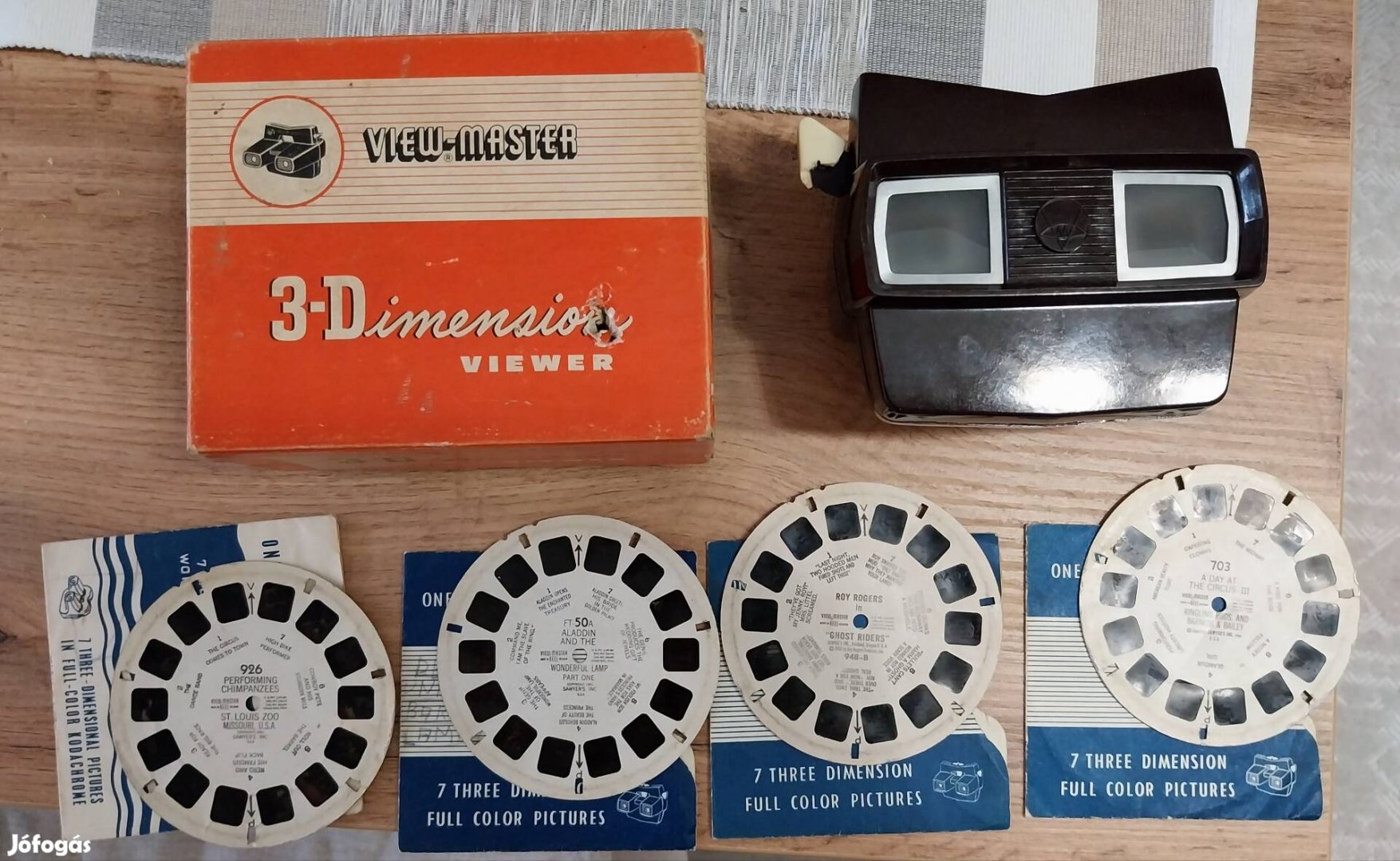 3 D Wiew Master + 4 db filmkorong 