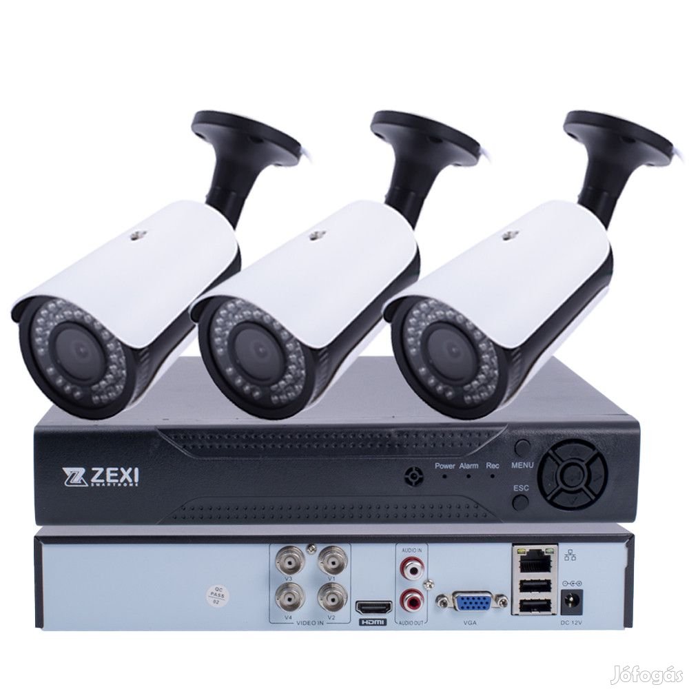3 KAMERÁS 2MP FULL HD 2.8 / 6mm AHD KÜLTÉRI / BELTÉRI  CSŐ KAMERA SZE