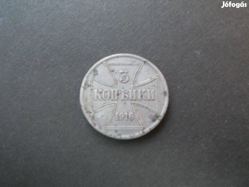 3 Kopek az I.világháború idejéből ( 1916 A )