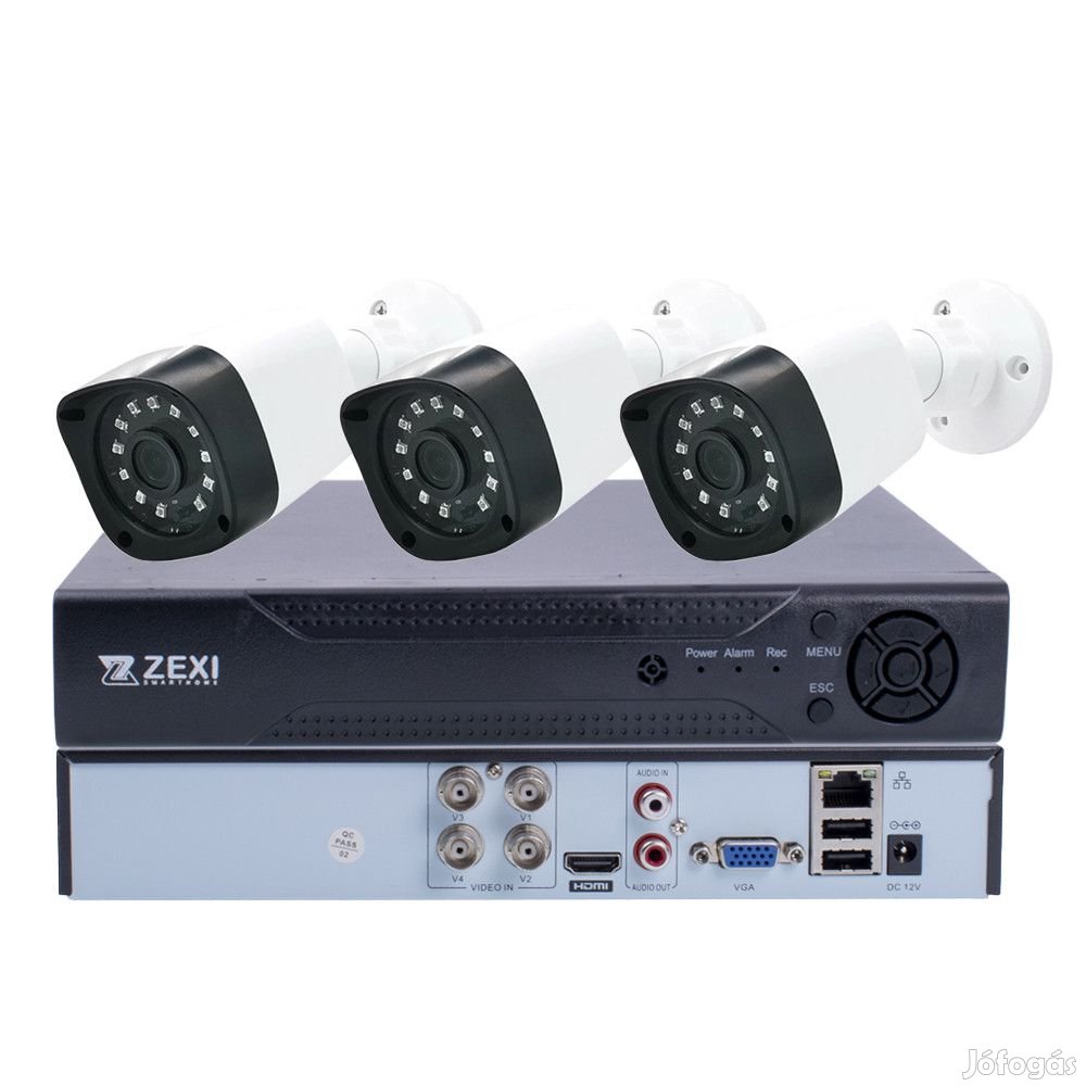 3 MINI AHD KAMERA RENDSZER KÜLTÉRI / BELTÉRI 2MP, H.265+, IR 30M, VIZ