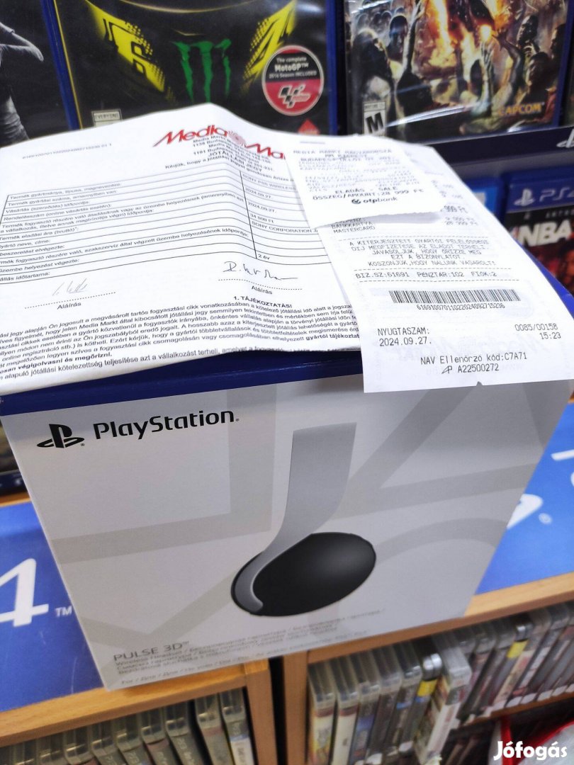 3 Napos ! PS5 Pulse 3D Headset 2 év Mediamarkt garanciával eladó