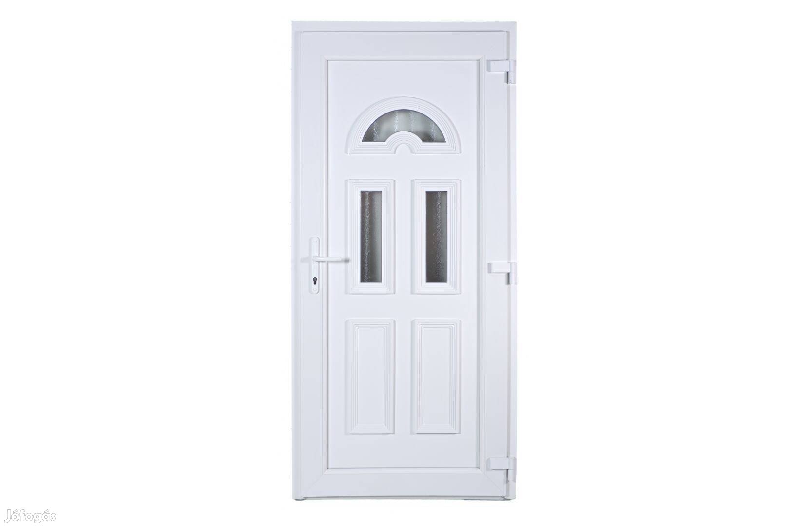 3-Temze 2 rétegű üvegezésű műanyag bejárati ajtó raktárkészl