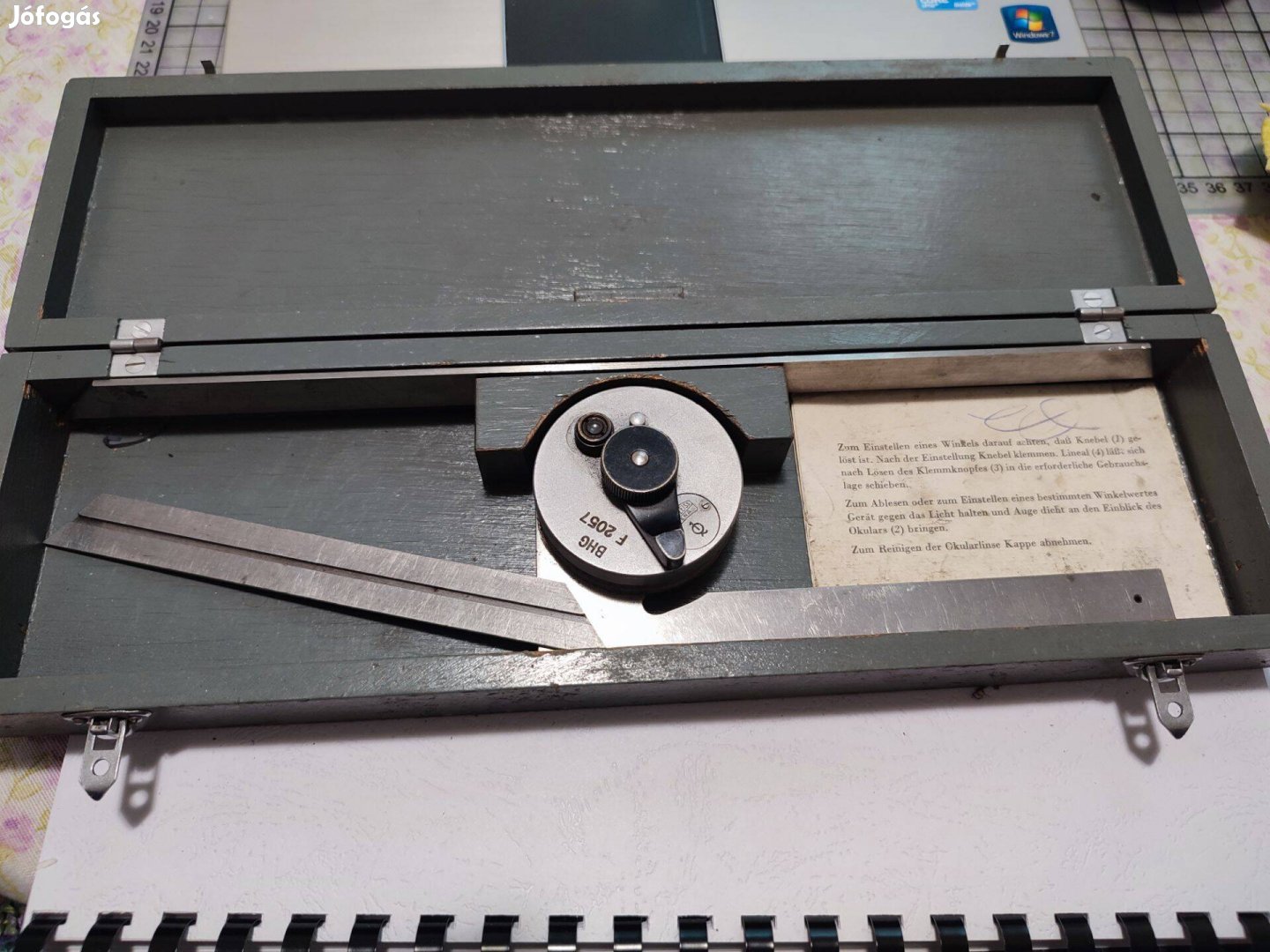 3. Zeiss optikai szögmérő