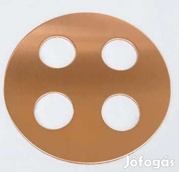 3"-os Vörösréz lemez 77mm átmérő  (3813)