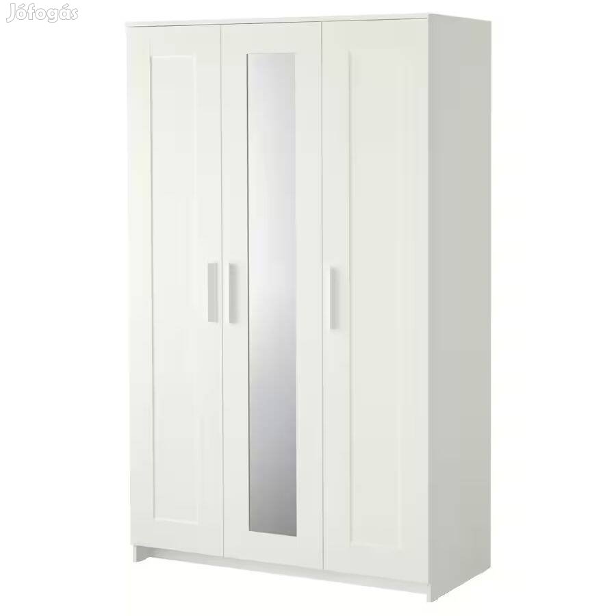 3 ajtós gardrób, fehér színű