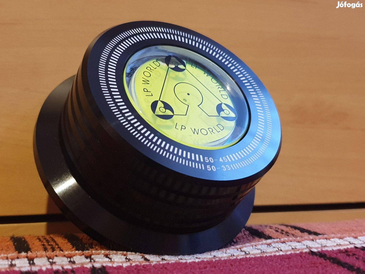 3 az 1-ben 50Hz vízmérték stroboszkóp lemezjátszó súly