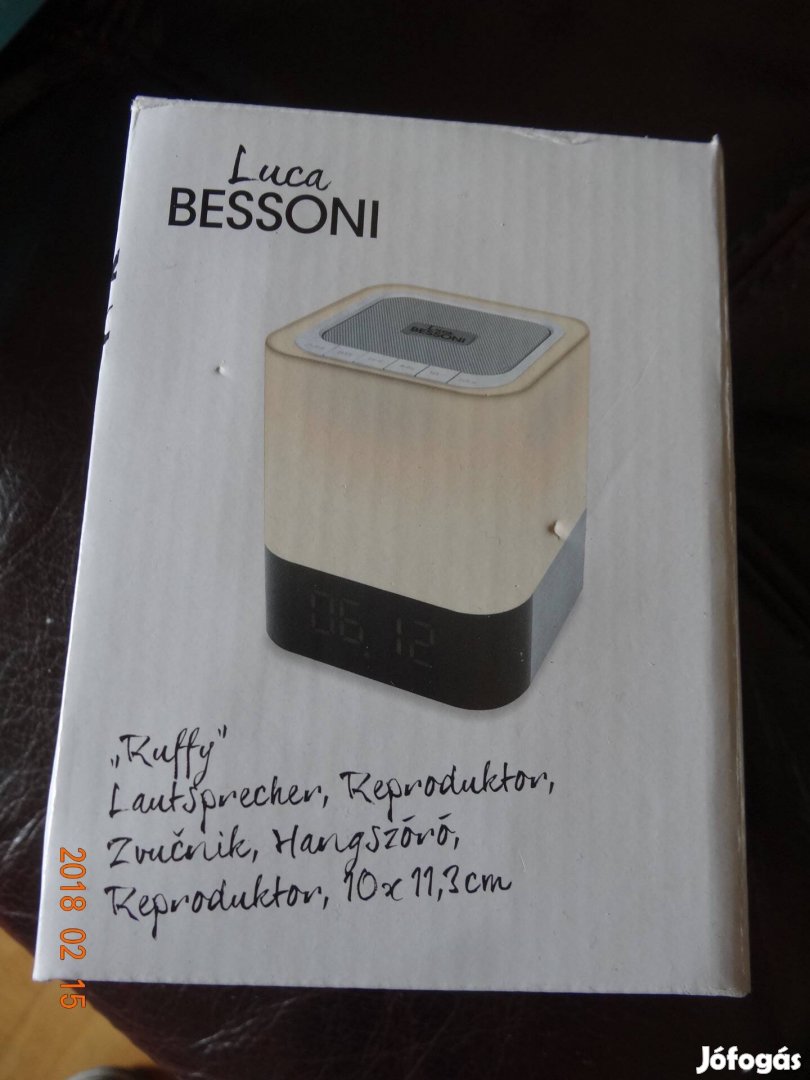 3 az 1 ben Lámpa Ébresztő Óra Luca Bessoni Bontatlan Uj