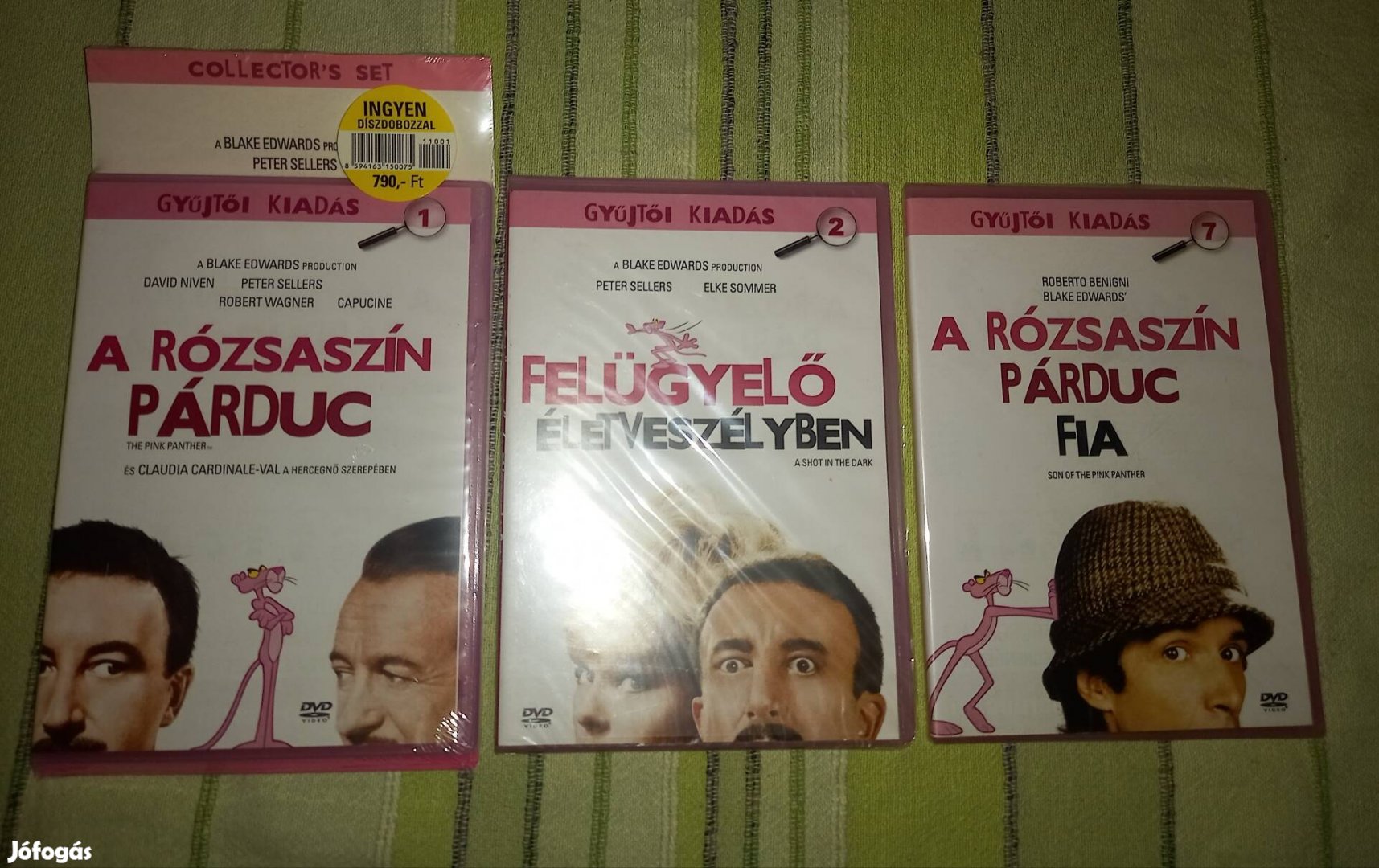 3 bontatlan Rózsaszín párduc DVD