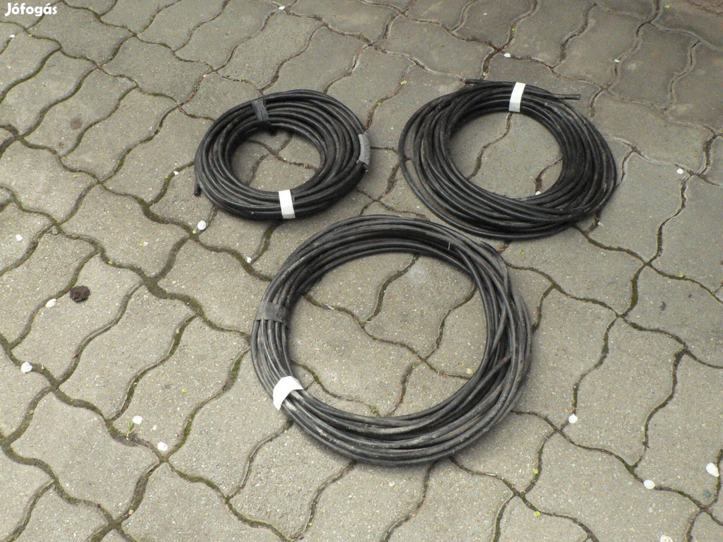 3 darab 1 x 35 mm2 fekete 20 méteres MKh réz vezeték