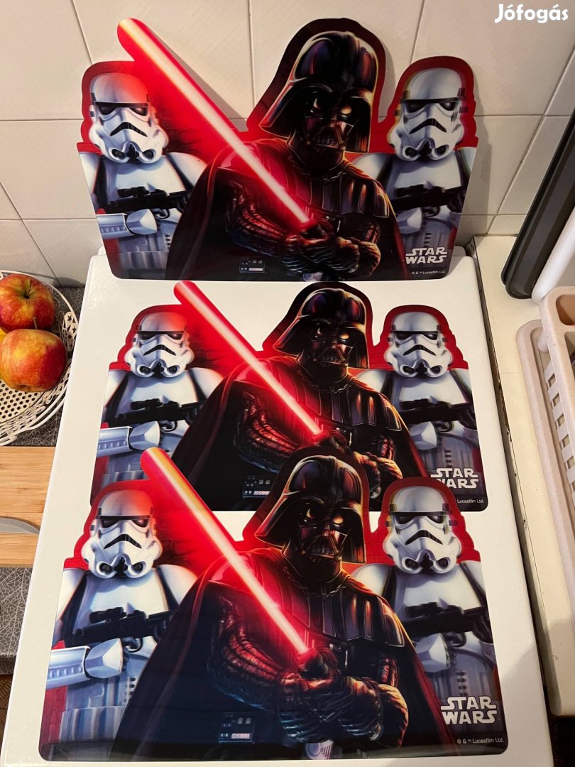 3 darab 3D-s Star Wars tányéralátét