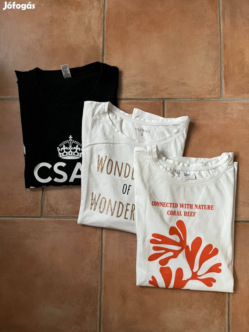 3 darab Molett, nagy méretű póló együtt vagy külön