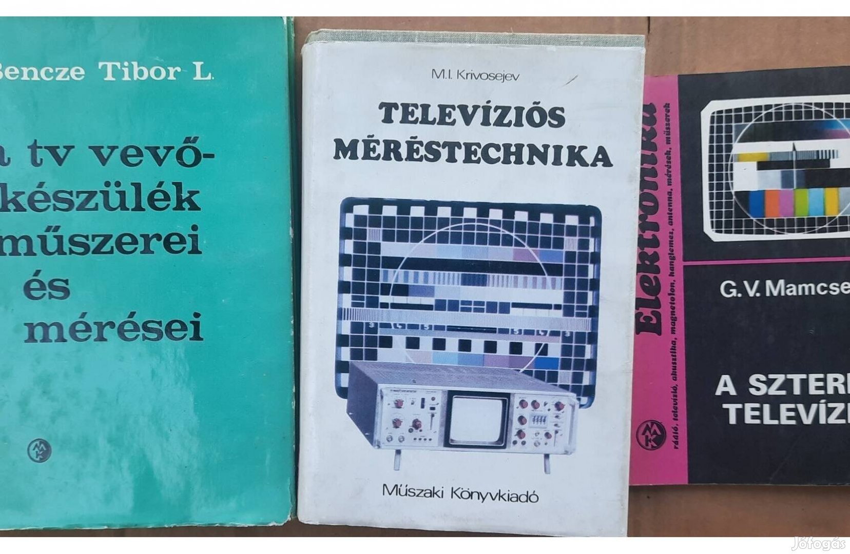 3 darab Tv, televízió témájú könyv eladó