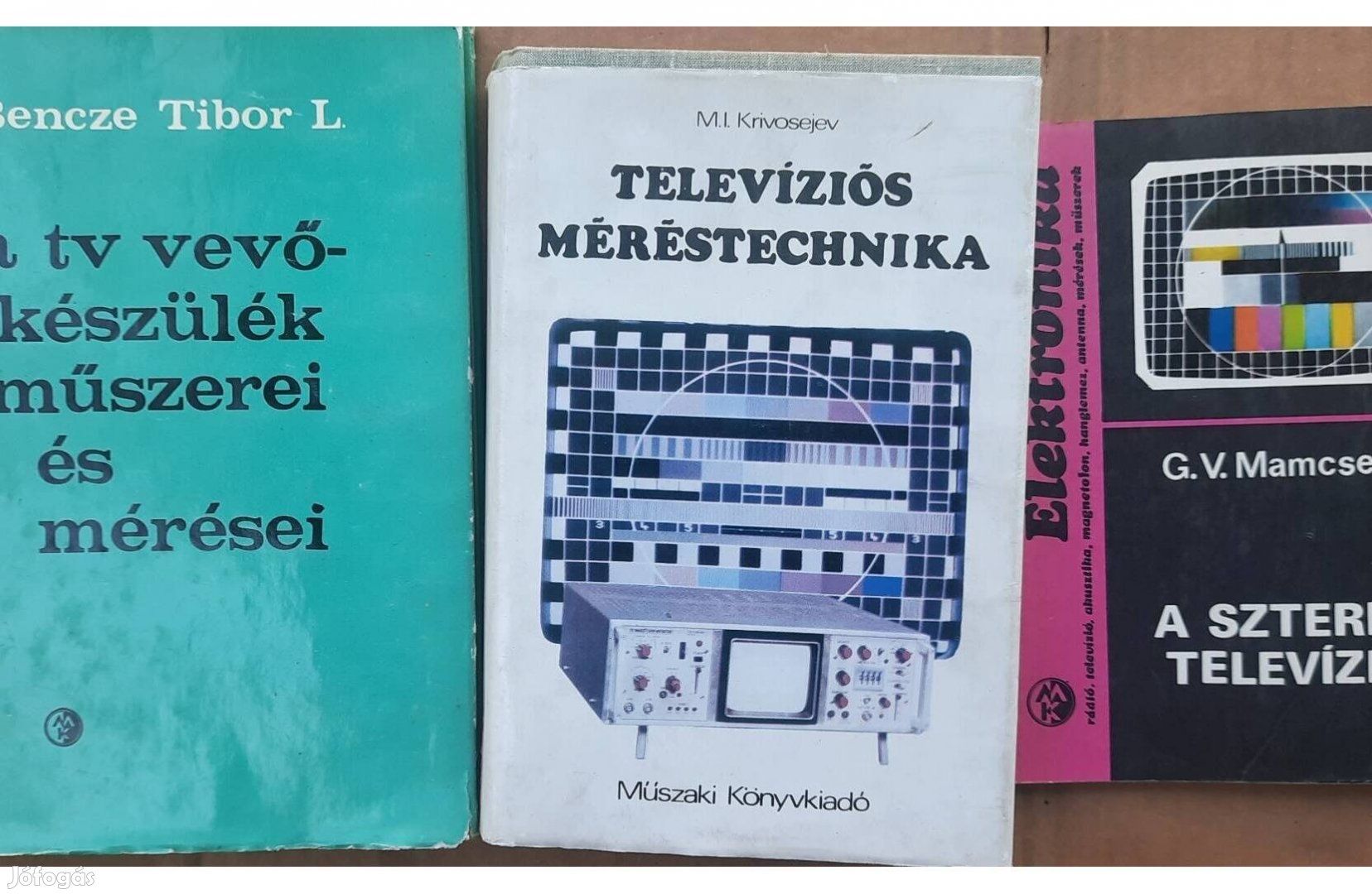 3 darab Tv, televízió témájú könyv eladó