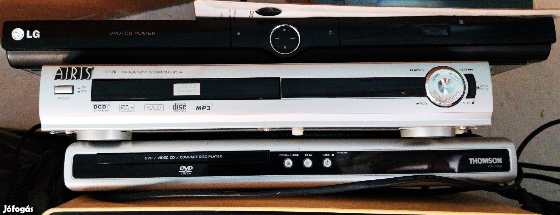 3 darab alkatrésznek való DVD lejátszó eladó!