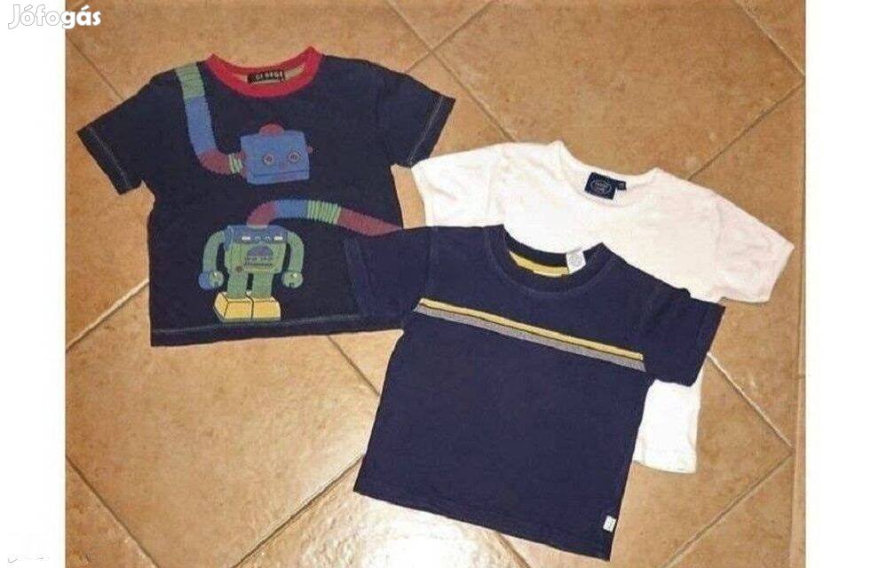 3 darab márkás póló 86-92-es méretben