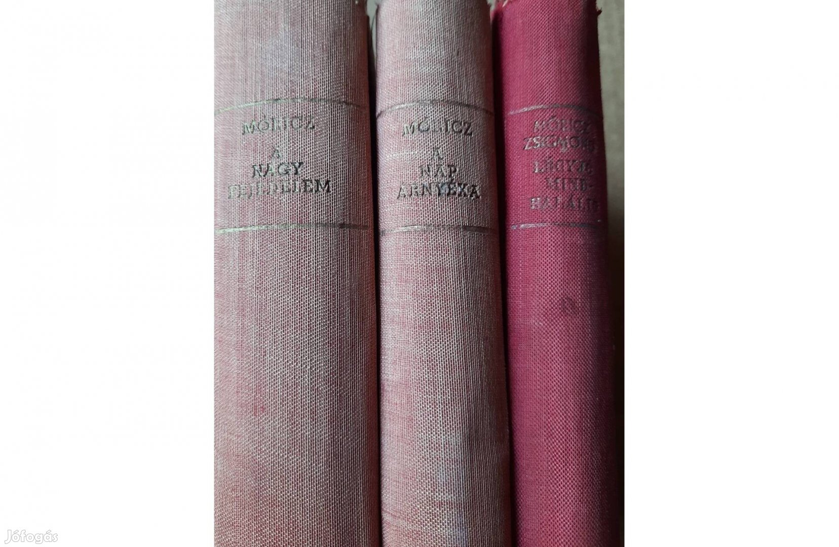 3 darab régi Móricz Zsigmond könyv eladó