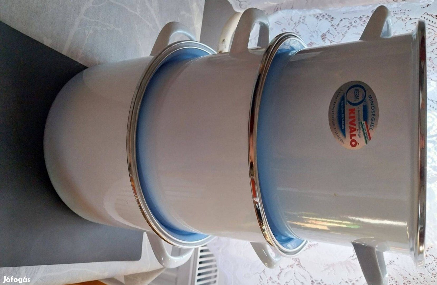 3 darabos Bonyhádi fazék szett fedővel