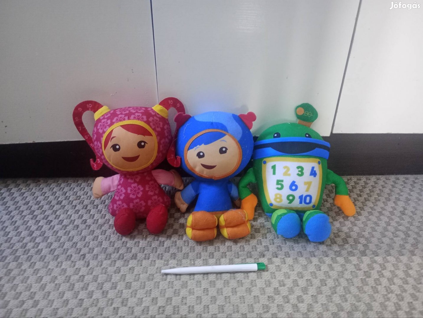 3 darabos Umizoomi plüssgyujtemény eladó!