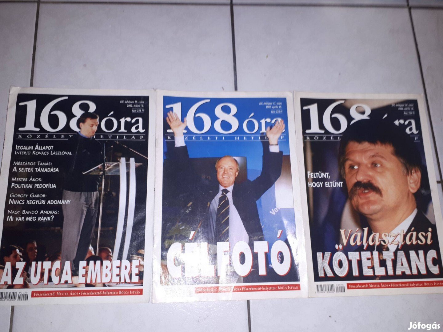 3 db 168 óra magazin - 2002