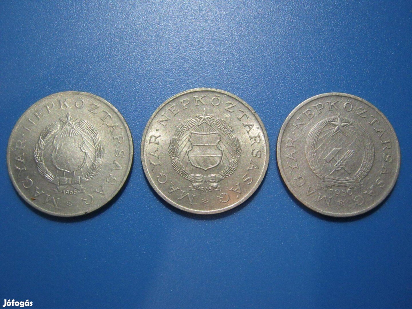 3 db 2 Forint (1966, 1965, 1950)