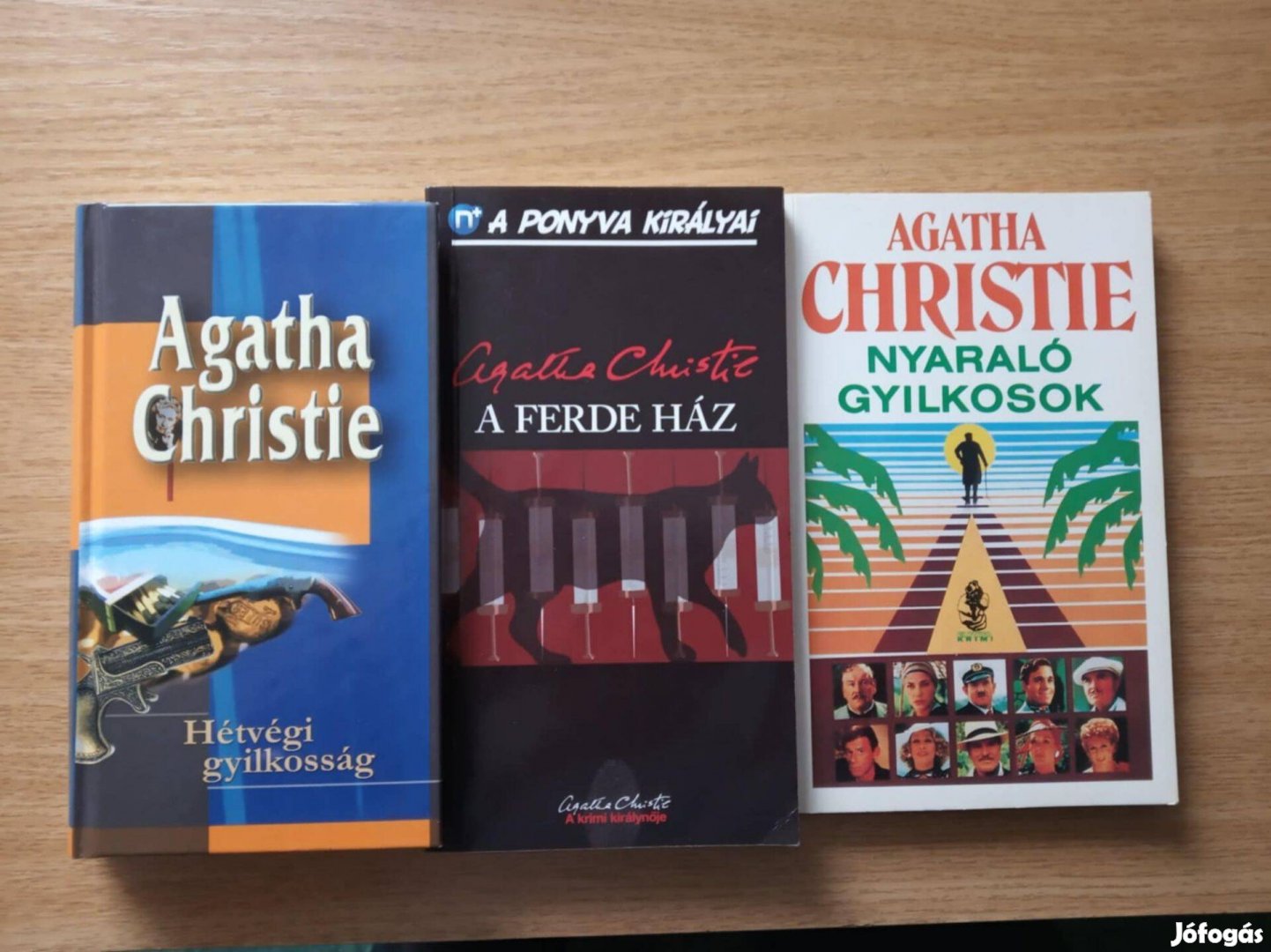 3 db Agatha Christie könyv eladó