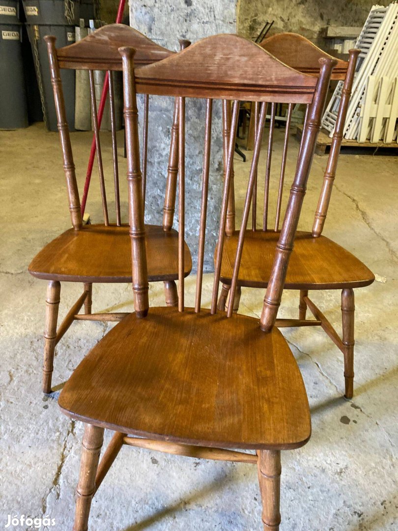 3 db Antik Windsor stílusú étkezőszék eladó!
