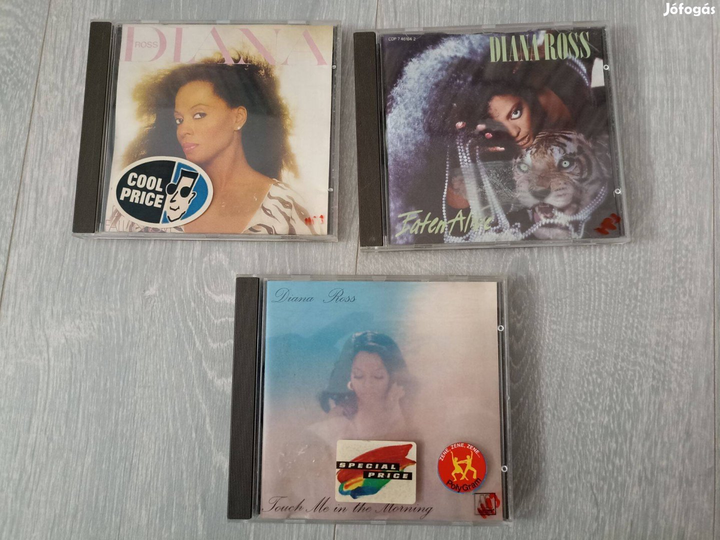 3 db Diana Ross gyári cd album Hibátlan