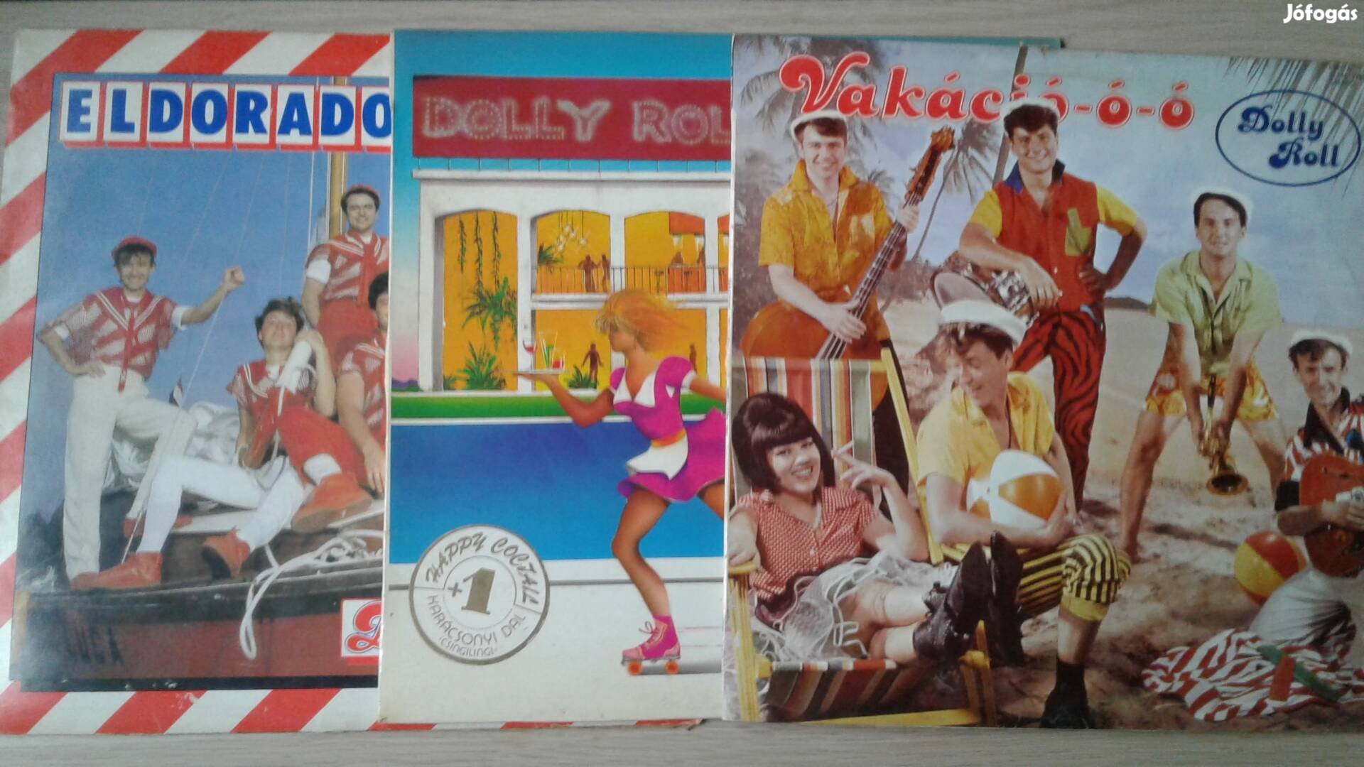 3 db Dolly Roll bakelit lemez - H