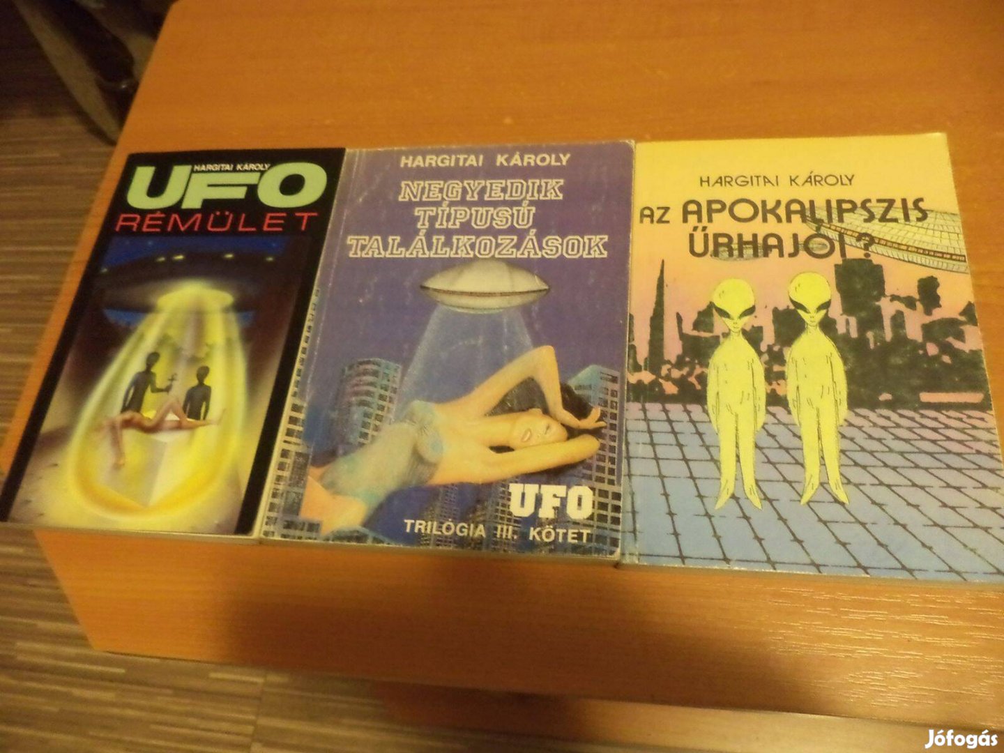 3 db Hargitai Károly Ufó könyv!