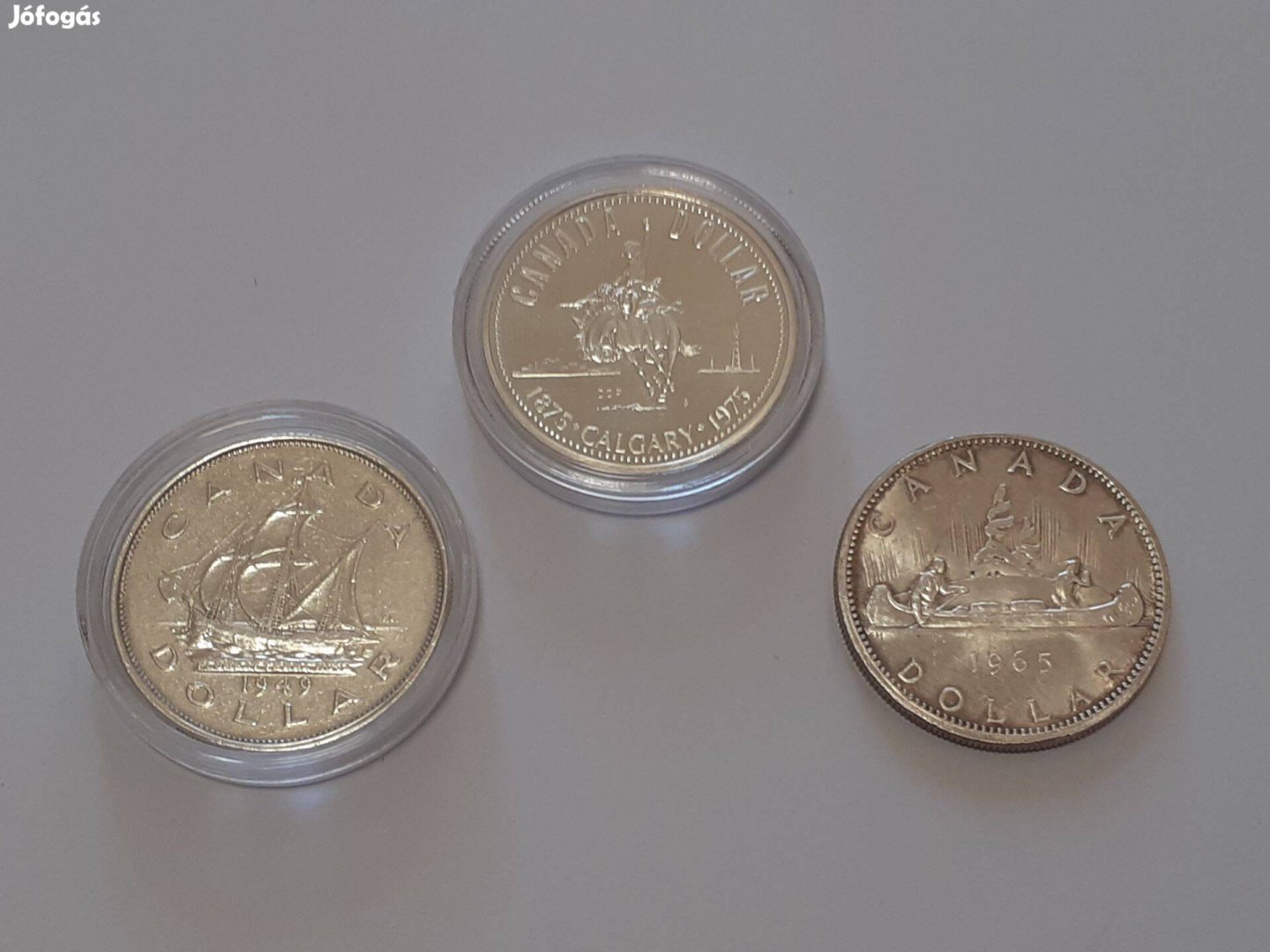 3 db Kanadai ezüst eladó egyben